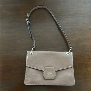 Kate Spade Brown Crossbody Bag with Flap Closure